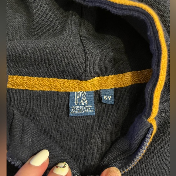 Size 6.  Zip Up Hooded Jacket - Picture 3 of 4